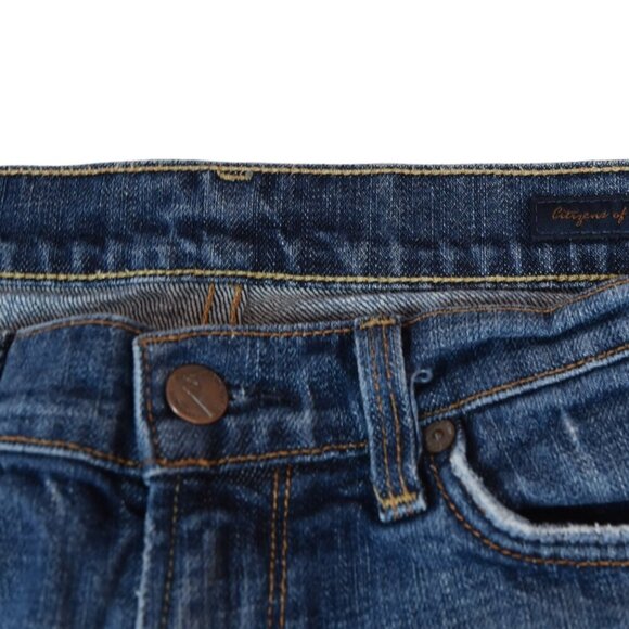 CITIZENS OF HUMANITY Sz 28 KELLY STRETCH #001 LOW WAIST BOOTCUT WOMENS JEANS USA - Picture 2 of 11